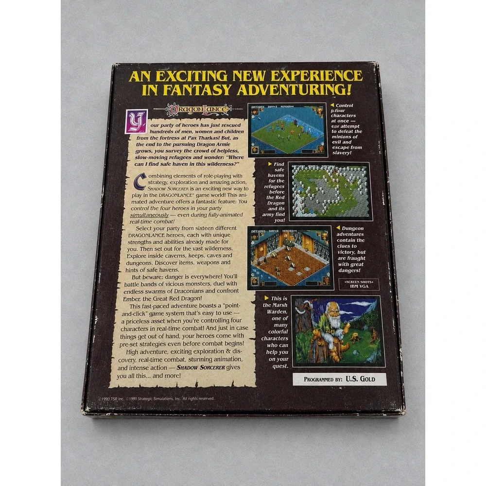 Advanced Dungeons & Dragons Shadow Sorcerer IBM PC 3.5 Floppy OUT OF STOCK